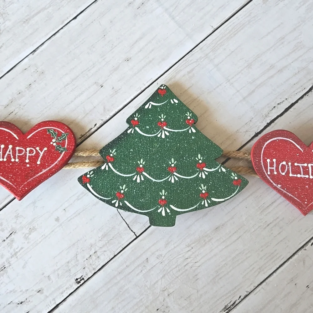 Handpainted Gingerbread Garland